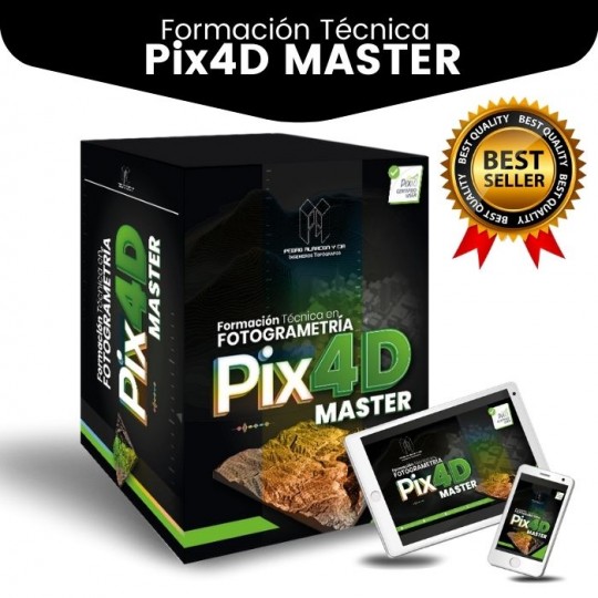 Curso de Fotogrametría con Drones , PIX4D + GNSS (online)
