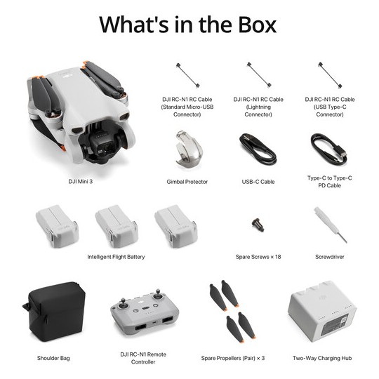 DJI Mini 3 Fly More Combo (RC-N1)