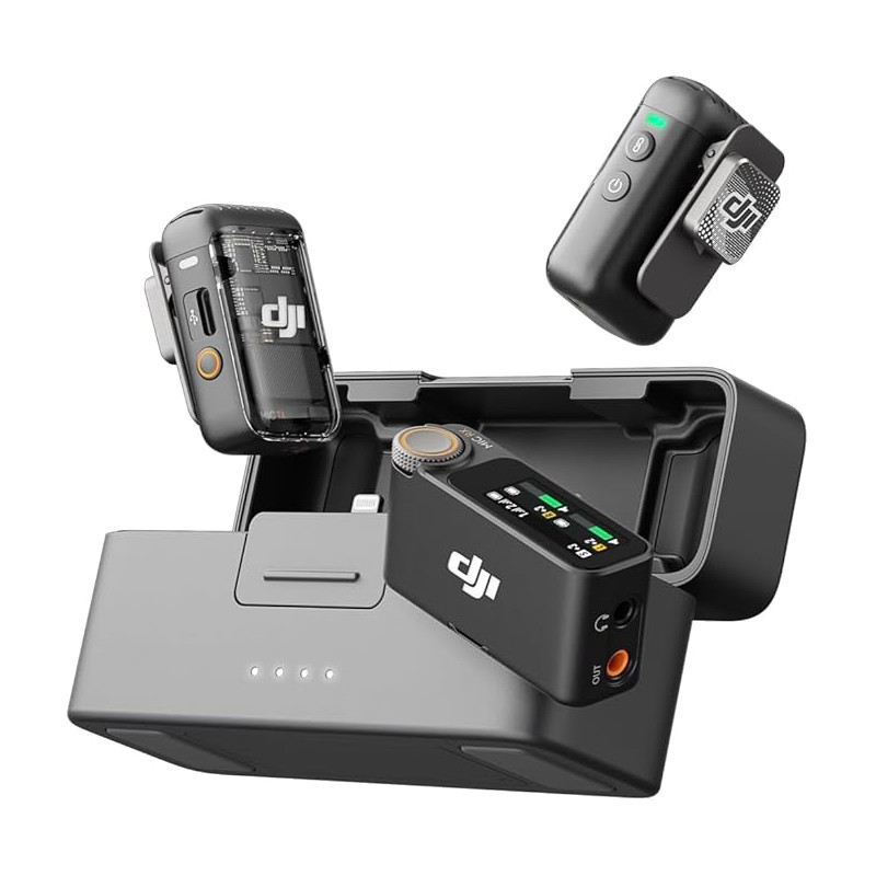 DJI Mic 2 (2 TX + 1 RX + Estuche de carga)