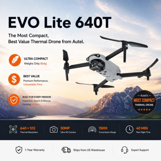 Autel EVO Lite 640T Enterprise Basic Combo