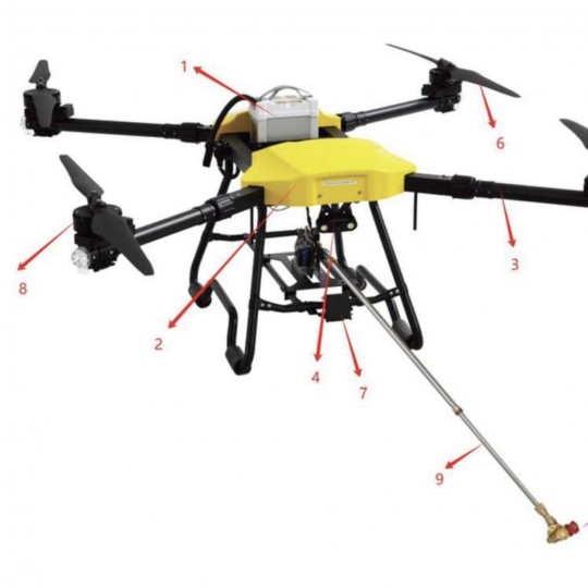 K30 – Drone de Limpieza Industrial (incluye bomba de agua)