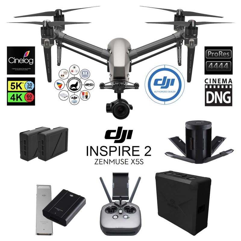 DJI Inspire 2 con x5s Prores Cinema DNG - Drones Lima Peru